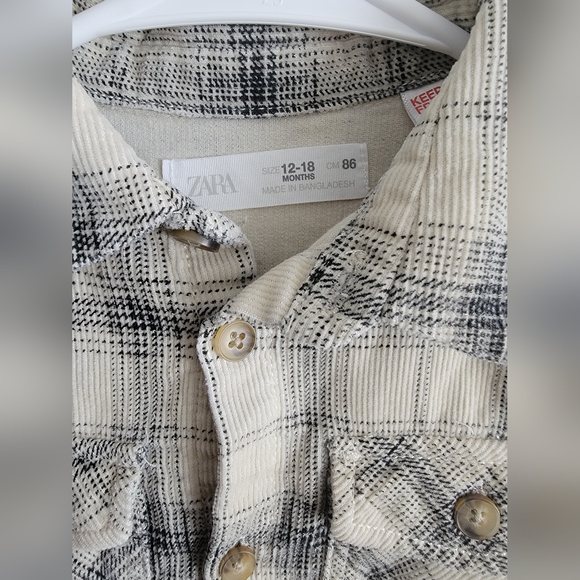 Zara button-down flannel shirt - Picture 6 of 7
